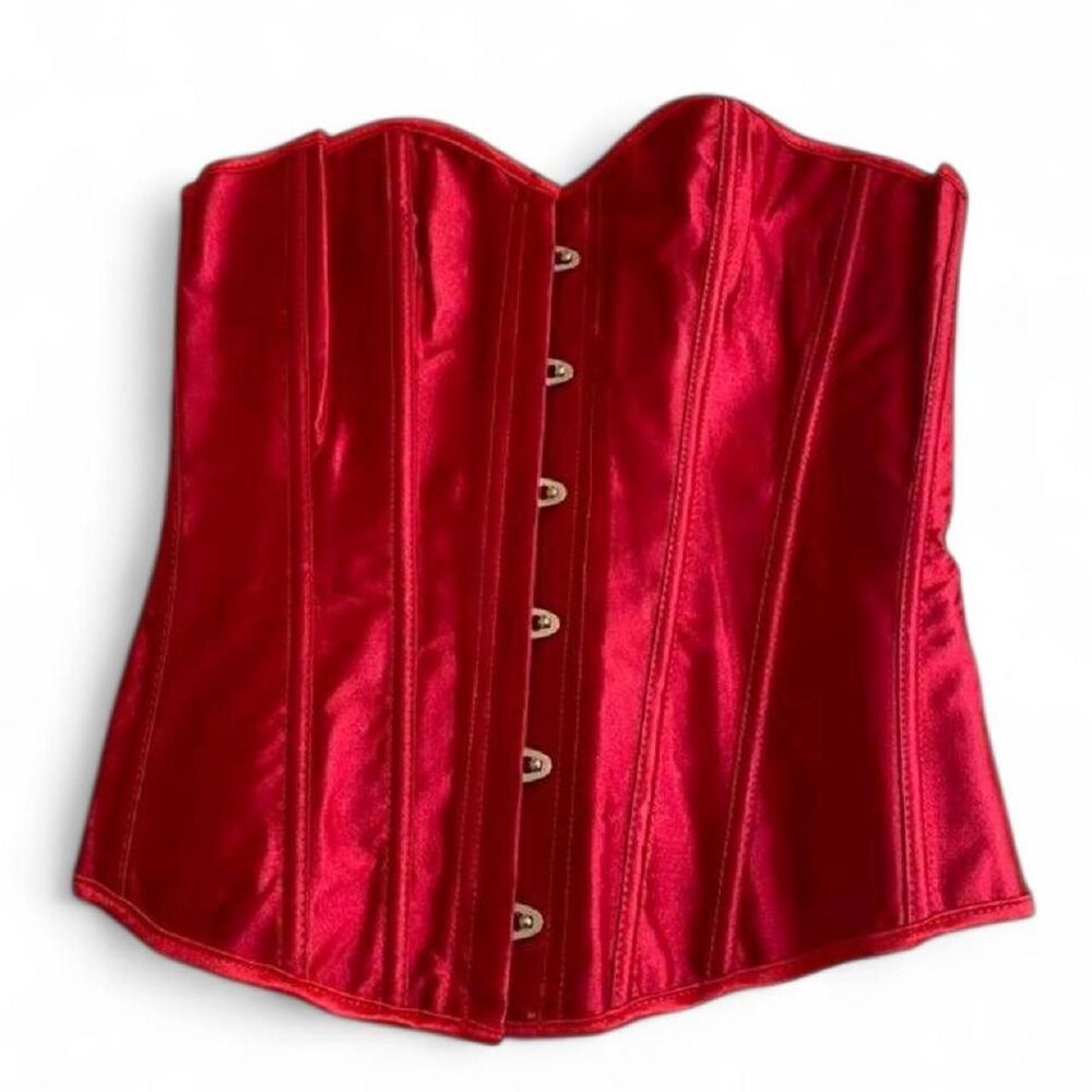 Red satin Women's multi Corset
